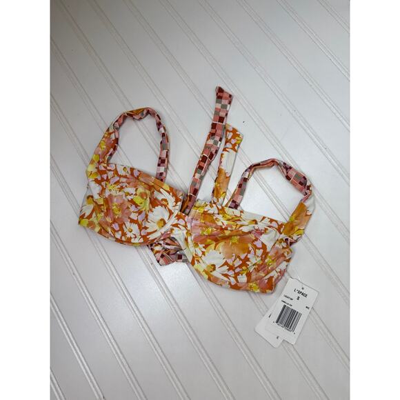NWT L Space Lizzie & CAMELLIA Underwire Floral Bikini Top Bundle of 2 Size S - Picture 3 of 6